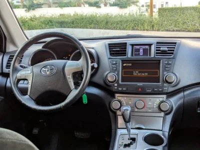 2009 Toyota Highlander Limited 6 Cylinders Petrol Engine Black Grey SUV American Specs