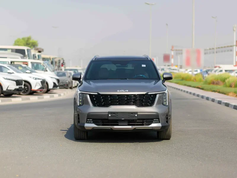 2024 Kia Sorento SX Prestige 2.5L Turbocharged 4 Cylinders Petrol Engine Grey Tan SUV
