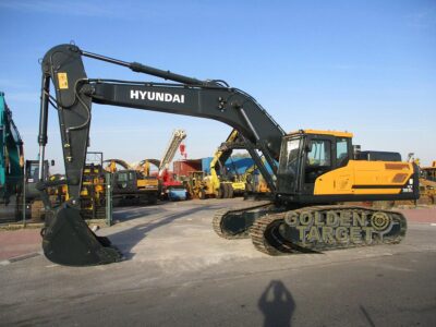 2023 Hyundai HX360L Hydraulic Excavator 6-Cylinder Hyundai HM8.3 Diesel Engine - Yellow