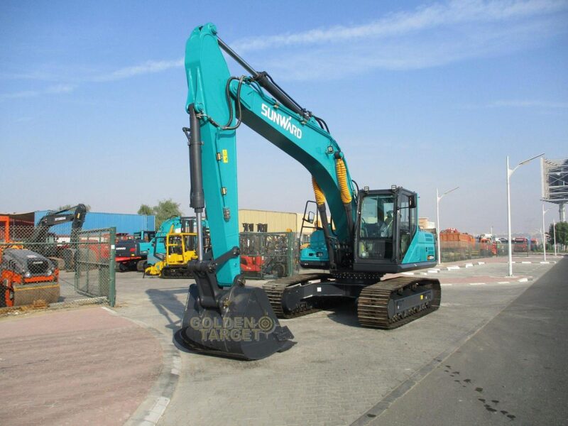 2024 SUNWARD SWE225E-3H Hydraulic Excavator 6 Cylinder Cummins QsB7 Diesel Engine - Blue