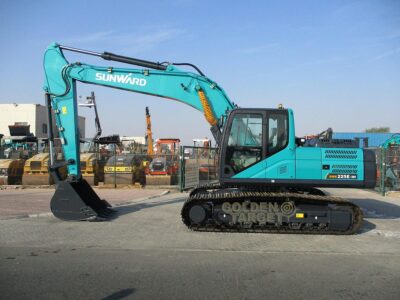 2024 SUNWARD SWE225E-3H Hydraulic Excavator 6 Cylinder Cummins QsB7 Diesel Engine - Blue
