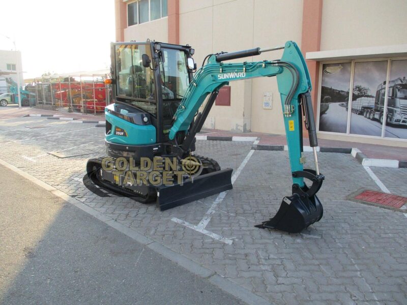 2023 SUNWARD SWE25UF Mini Excavator 3 Cylinder Yanmar Diesel Engine - Blue