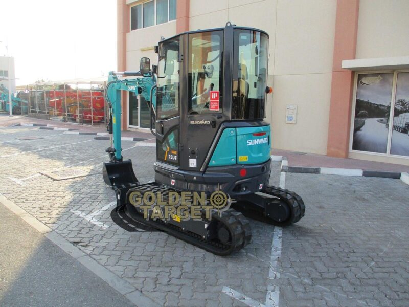 2023 SUNWARD SWE25UF Mini Excavator 3 Cylinder Yanmar Diesel Engine - Blue