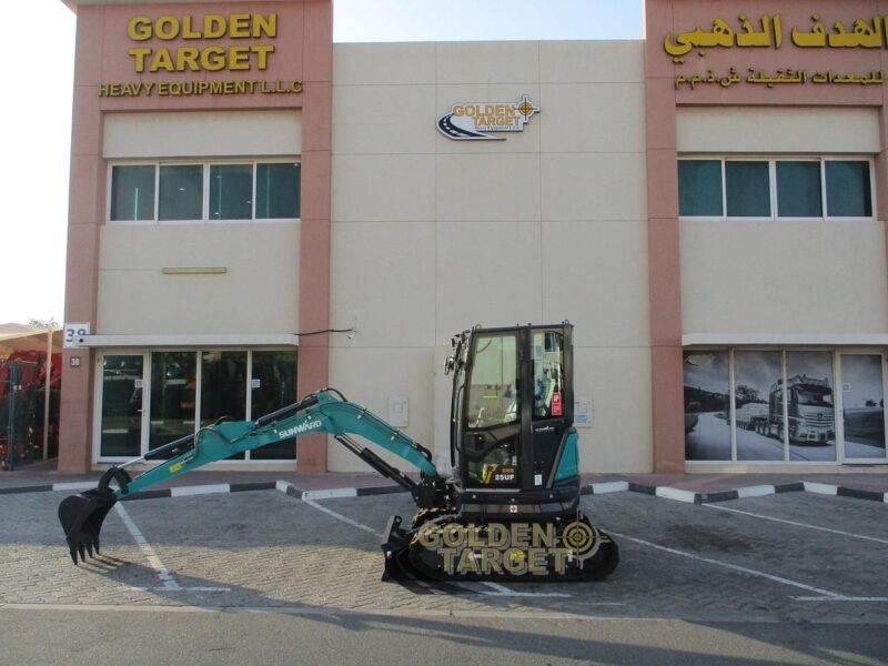 2023 SUNWARD SWE25UF Mini Excavator 3 Cylinder Yanmar Diesel Engine - Blue