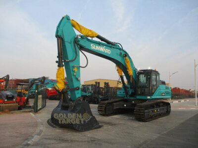 2024 SUNWARD SWE400E-3H Hydraulic Excavator - Blue 6 Cylinder Cummins QsL9 Diesel Engine