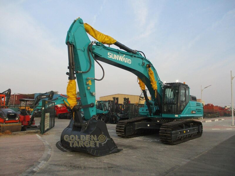 2024 SUNWARD SWE400E-3H Hydraulic Excavator - Blue 6 Cylinder Cummins QsL9 Diesel Engine