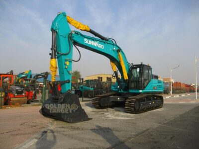 2024 SUNWARD SWE400E-3H Hydraulic Excavator 6 Cylinder Cummins QsL9 Diesel Engine - Blue