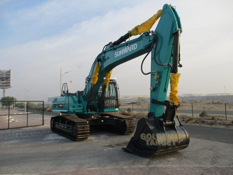 2024 SUNWARD SWE400E-3H Hydraulic Excavator - Blue 6 Cylinder Cummins QsL9 Diesel Engine