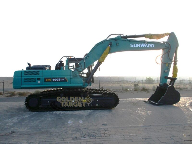 2024 SUNWARD SWE400E-3H Hydraulic Excavator - Blue 6 Cylinder Cummins QsL9 Diesel Engine
