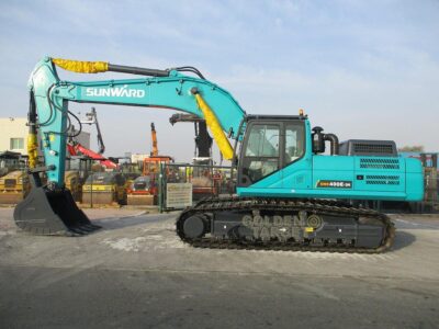 2024 SUNWARD SWE400E-3H Hydraulic Excavator 6 Cylinder Cummins QsL9 Diesel Engine - Blue