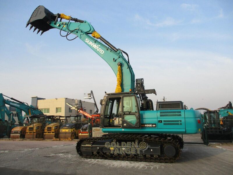2024 SUNWARD SWE400E-3H Hydraulic Excavator - Blue 6 Cylinder Cummins QsL9 Diesel Engine