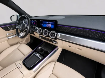 2025 Mercedes-Benz GLB 250 4MATIC 2.0L Turbocharged 4-cylinder Engine White Beige SUV