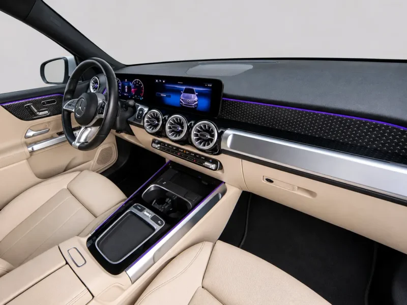 2025 Mercedes-Benz GLB 250 4MATIC 2.0L Turbocharged 4-cylinder Engine White Beige SUV