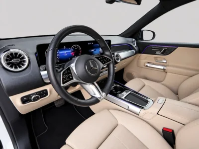 2025 Mercedes-Benz GLB 250 4MATIC 2.0L Turbocharged 4-cylinder Engine White Beige SUV