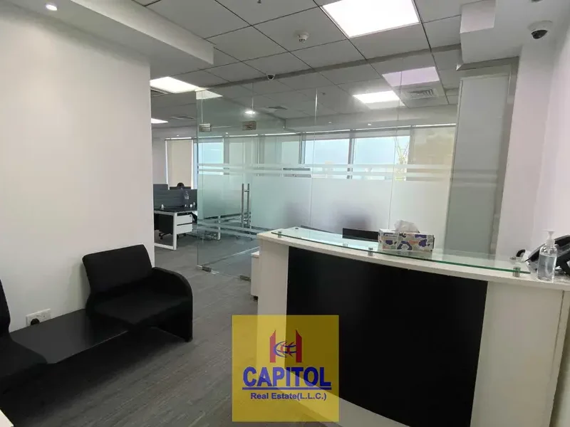 1,062 sqft Office for Rent in Burlington Tower, Business Bay, Dubai | Private Washroom, Pantry and Free Parking