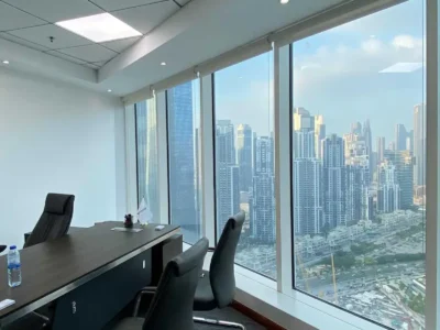 1,062 sqft Office for Rent in Burlington Tower, Business Bay, Dubai | Private Washroom, Pantry and Free Parking