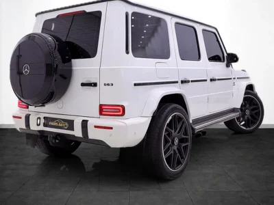 2019 Mercedes-Benz G-Class G 63 AMG 4.0L V8 Biturbo Engine White Red SUV GCC Specs