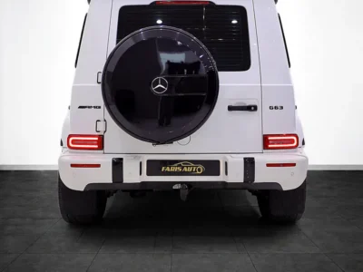 2019 Mercedes-Benz G-Class G 63 AMG 4.0L V8 Biturbo Engine White Red SUV GCC Specs