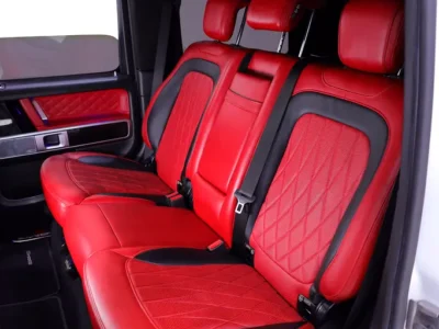 2019 Mercedes-Benz G-Class G 63 AMG 4.0L V8 Biturbo Engine White Red SUV GCC Specs