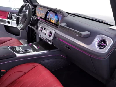 2027 Mercedes-Benz G-Class G 63 AMG 4.0 Litres V8 Biturbo Petrol Engine Black Maroon SUV