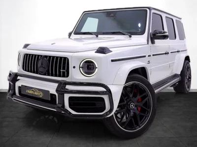 2019 Mercedes-Benz G-Class G 63 AMG 4.0L V8 Biturbo Engine White Red SUV GCC Specs