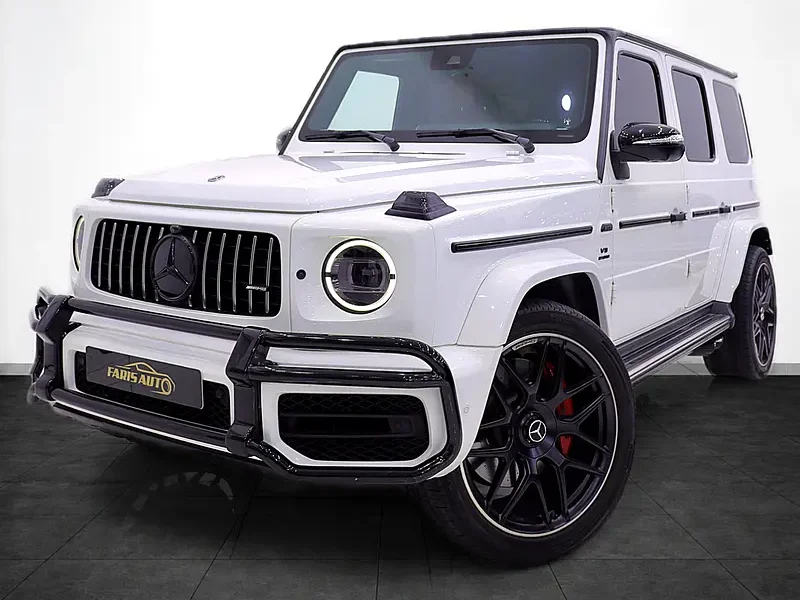 2019 Mercedes-Benz G-Class G 63 AMG 4.0L V8 Biturbo Engine White Red SUV GCC Specs