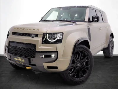 2025 Land Rover Defender 110 Octa P635 4.4-liter Twin-Turbo V8 Engine Gold White SUV