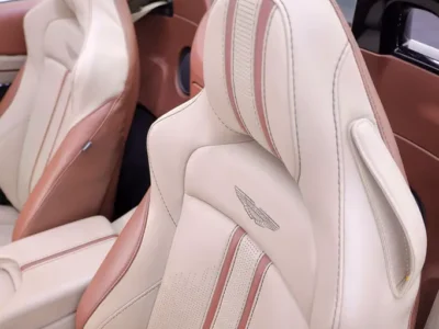 2023 Aston Martin Vantage Roadster 4.0L Twin-Turbo V8 Silver Beige Soft Top Convertible