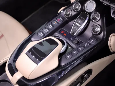 2023 Aston Martin Vantage Roadster 4.0L Twin-Turbo V8 Silver Beige Soft Top Convertible