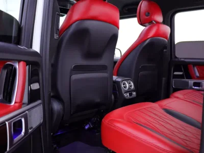 2019 Mercedes-Benz G-Class G 63 AMG 4.0L V8 Biturbo Engine White Red SUV GCC Specs