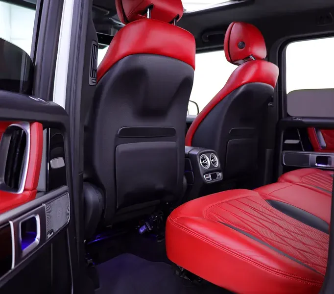 2019 Mercedes-Benz G-Class G 63 AMG 4.0L V8 Biturbo Engine White Red SUV GCC Specs