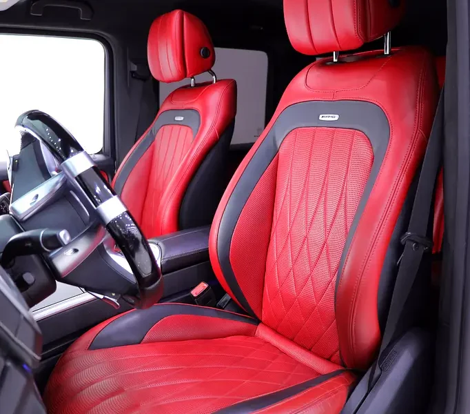 2019 Mercedes-Benz G-Class G 63 AMG 4.0L V8 Biturbo Engine White Red SUV GCC Specs