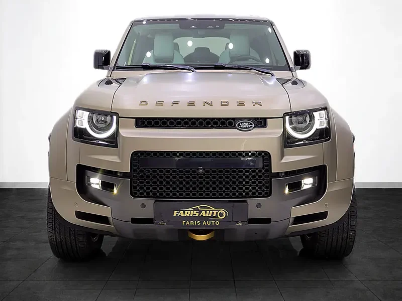 2025 Land Rover Defender 110 Octa P635 4.4-liter Twin-Turbo V8 Engine Gold White SUV