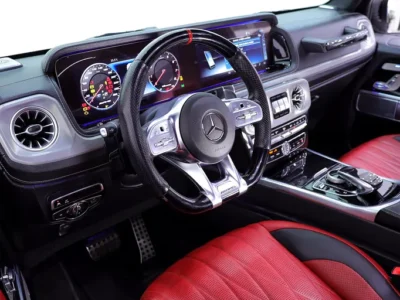 2019 Mercedes-Benz G-Class G 63 AMG 4.0L V8 Biturbo Engine White Red SUV GCC Specs
