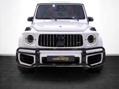 2019 Mercedes-Benz G-Class G 63 AMG 4.0L V8 Biturbo Engine White Red SUV GCC Specs