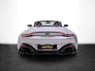 2023 Aston Martin Vantage Roadster 4.0L Twin-Turbo V8 Silver Beige Soft Top Convertible